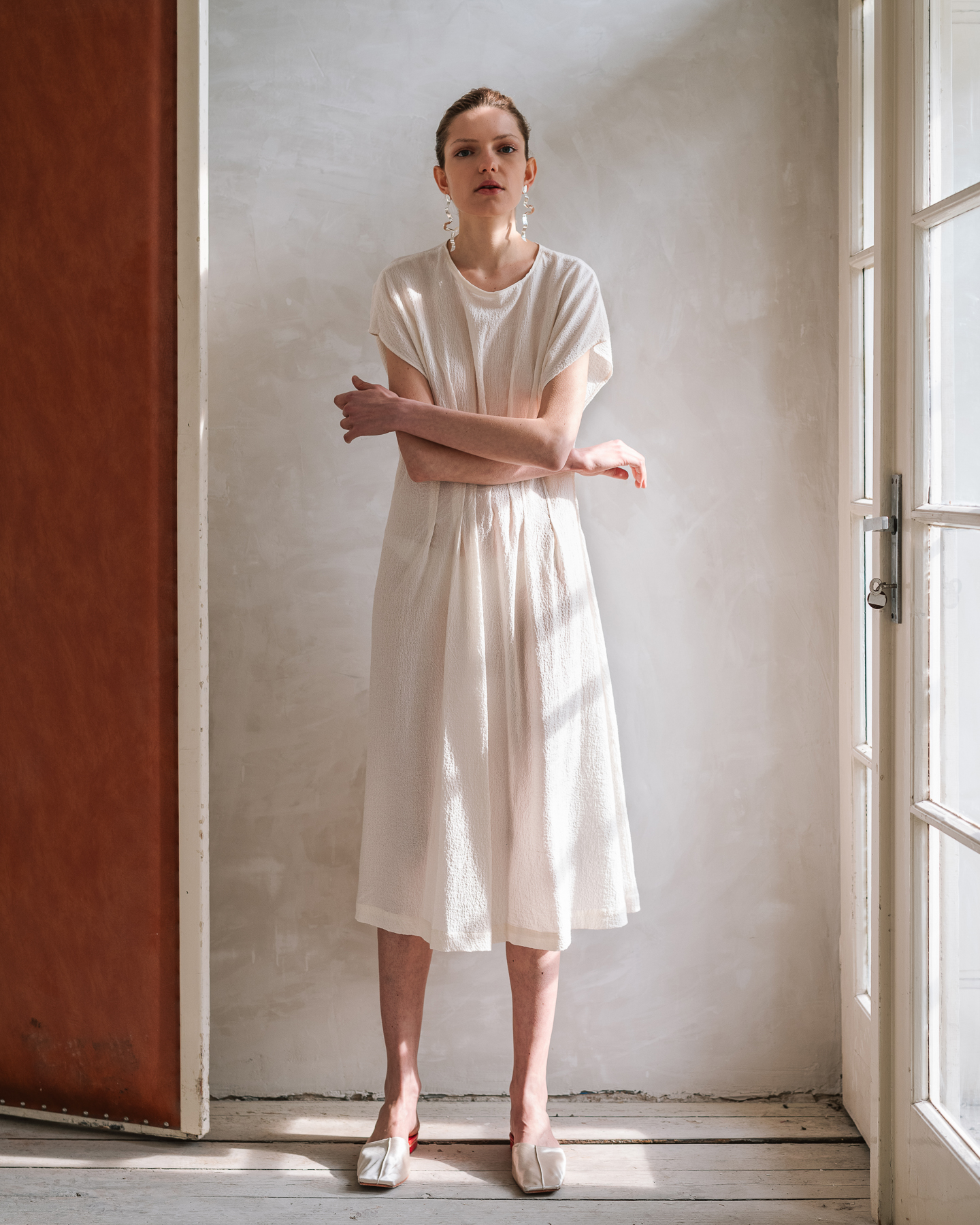 HELPA Dress Ivory White • Kristína Šipulová